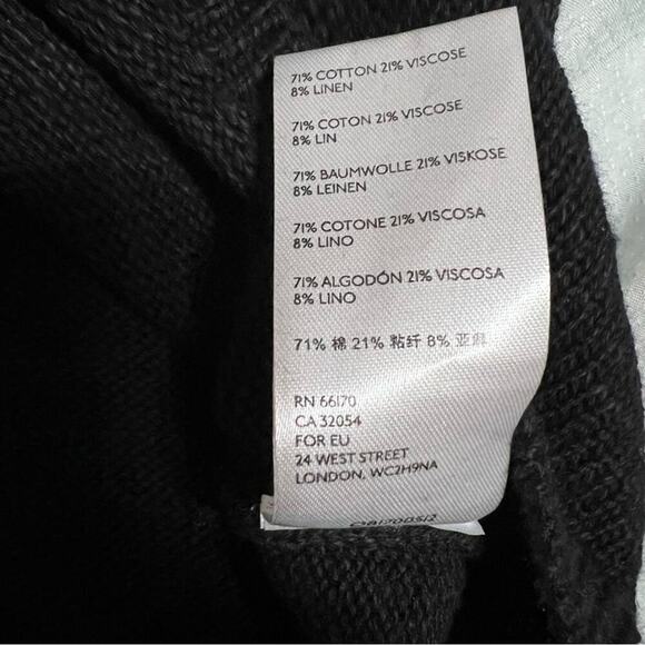 Free People Beach Black Nina Sweater Mini Dress Size Large - Picture 10 of 10